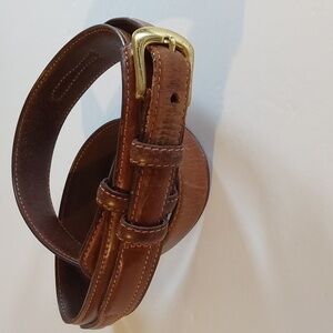 3 D Belt Co. Mens Apache Ranger Western Belt Premium Leather Brass Sz.34